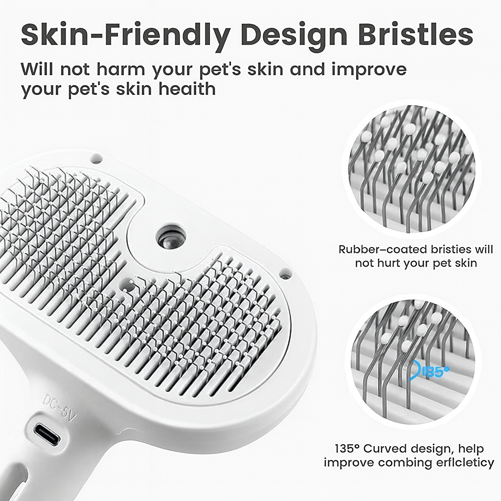 PuffSnuggle Pet Grooming Brush