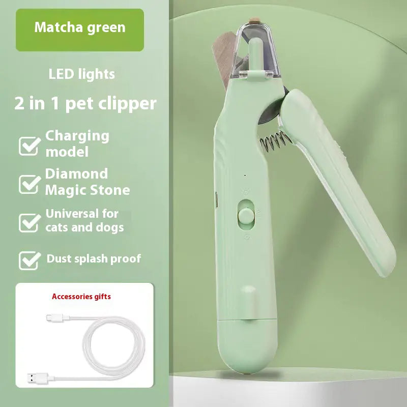 NailWhiz 2-in-1 Pet Nail Clipper & Grinder