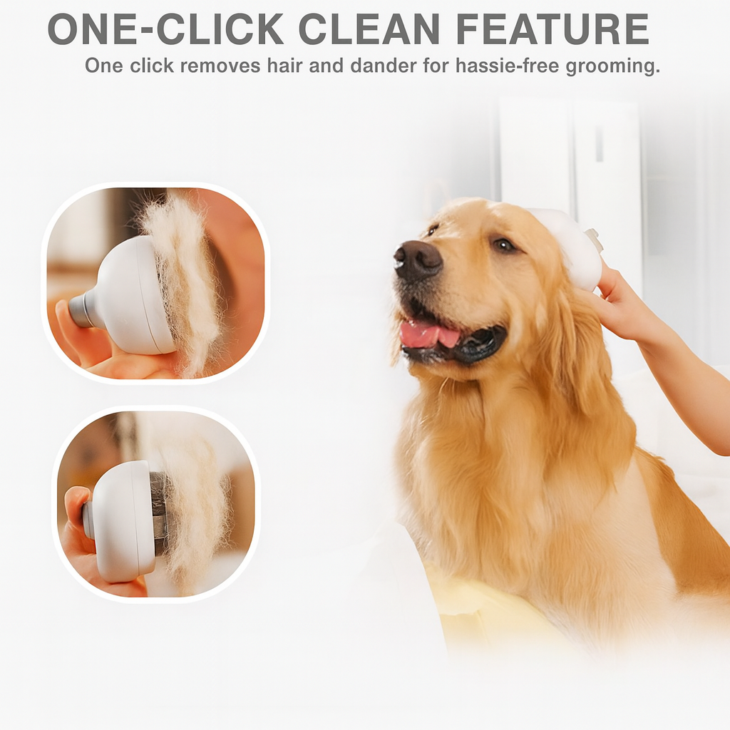 PuffSnuggle Pet Grooming Brush