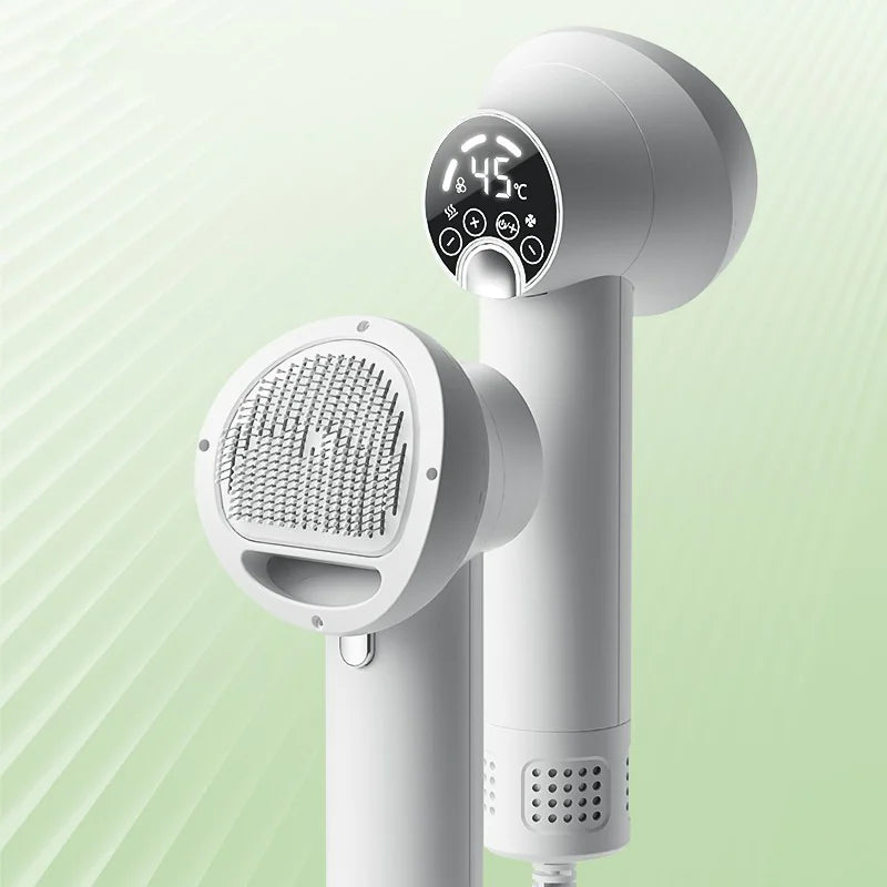 FluffBreeze 2-in-1 Pet Hair Dryer & Grooming Brush