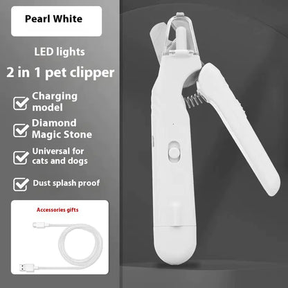 NailWhiz 2-in-1 Pet Nail Clipper & Grinder